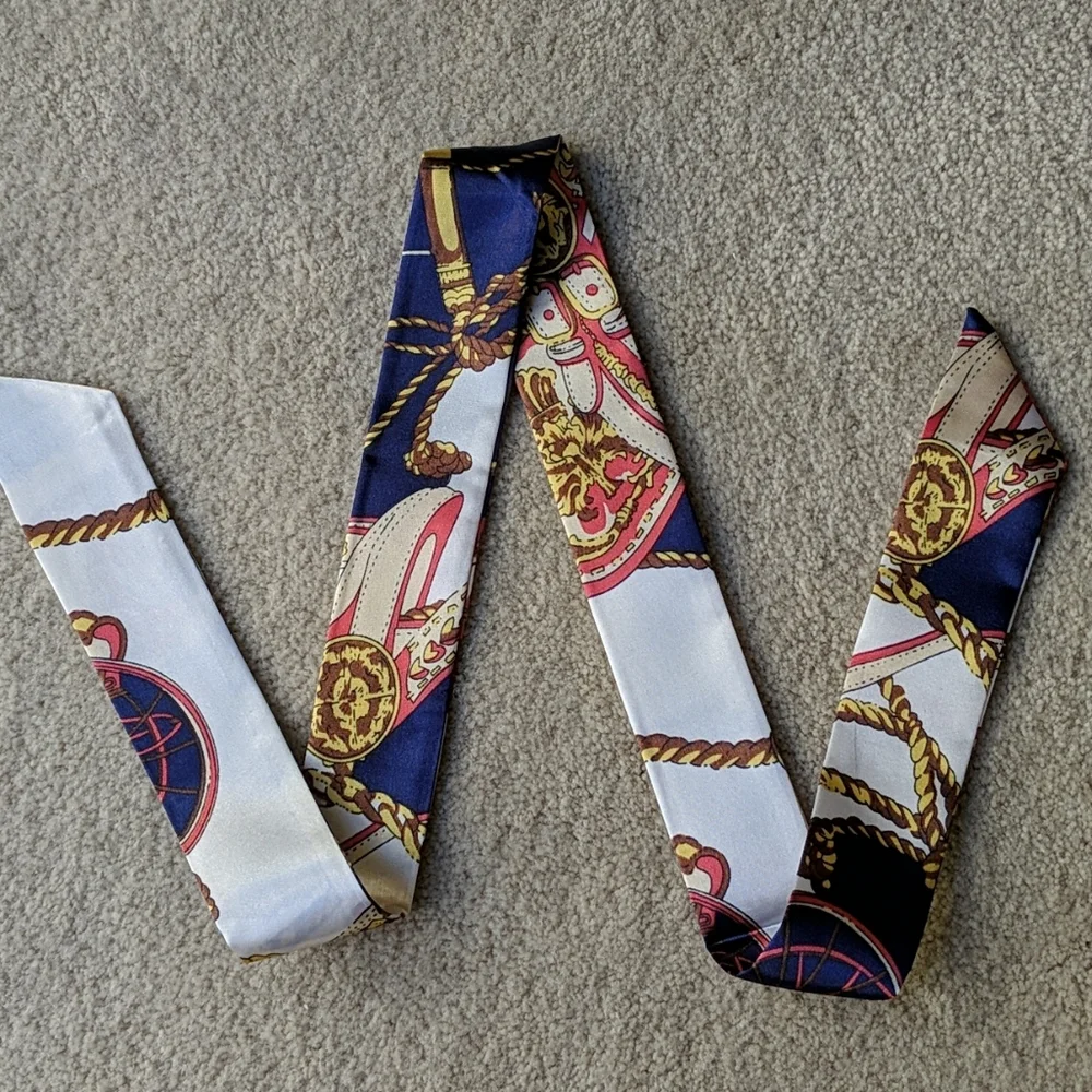 Beautiful Silky Soft Twilly Skinny Scarf